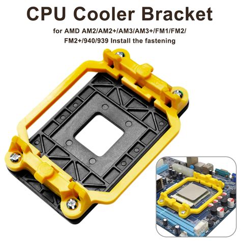 am3 metal bracket|AMD CPU Fan Bracket Base for AM3 Socket .